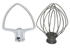 Kitchenaid 3.5QT Mini Wire Whisk K35WW And Beater K35B Genuine Spares 5KSM3310  