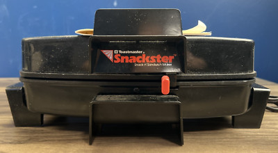 Vintage Toastmaster #294 294C Snackster Snack n  Sandwich Maker w Recipe Book
