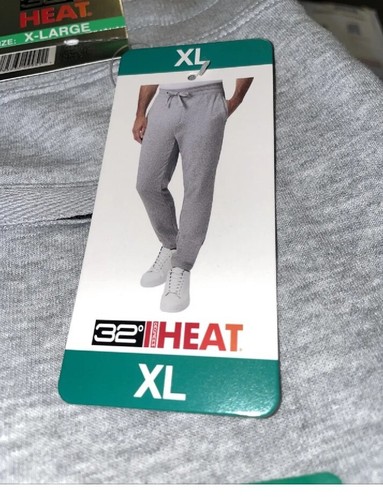 32 Degrees Heat Herren French Terry Jogginghose Grau Größe XL - Bild 6 von 7
