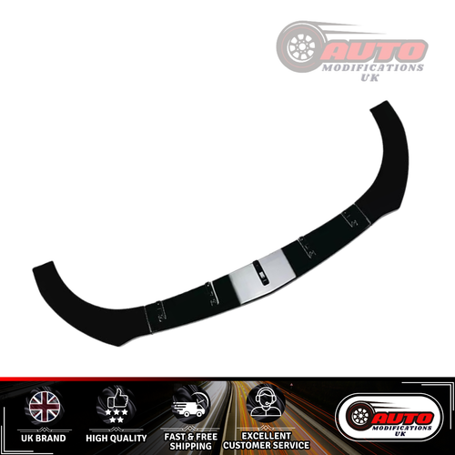 Mercedes CLA Class AMG Line W118 C118 Front Splitter Spoiler Lip Gloss Black 19+ - Picture 7 of 8