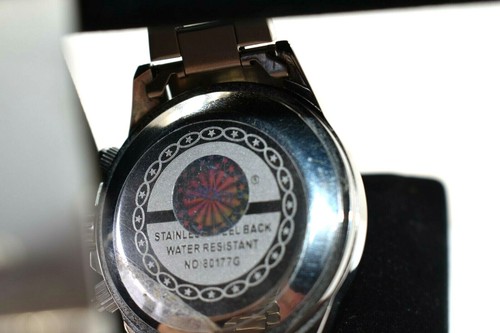 Longbo Stainless Steel Chronograph Watch with New Battery Works - Picture 9 of 11