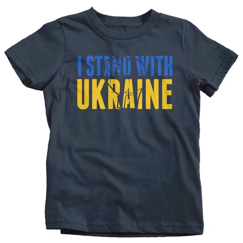 Kids Ukraine Shirt Ukrainian Fist Support T Shirt Stand With Ukraine Flag Anti W - Picture 16 of 21