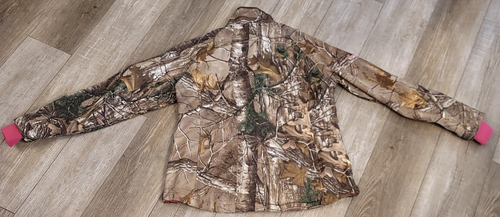 Realtree Camo Pink Womens Size XL Windproof Water Resistant Full Zip Jacket Coat - Picture 5 of 10