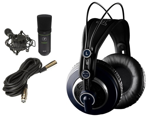 AKG K240 MKII Studio Headphones Audiophile Sound K 240 MK II+Mackie  Microphone | eBay