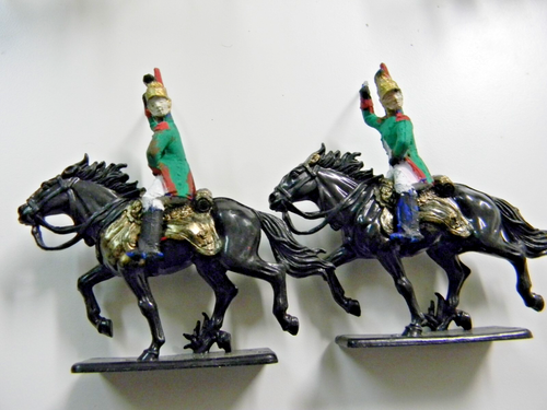 4 French Napoleonic Mounted Cavalry 1815 Napoleonic 1/32nd (April. Listing) - Picture 10 of 14
