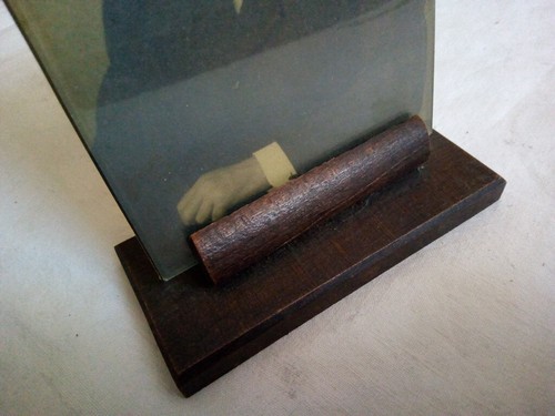 Stand Art Deco Bilderrahmen ~ 1900 Glas Foto 17 cm x 12 cm - Bild 2 von 7