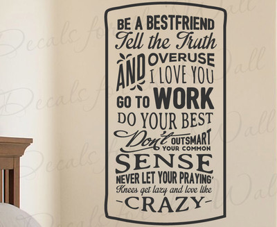 Be A Best Friend Tell The Truth Lee Brice Sticker Art Vinyl Wall Decal Quote Q59 Be A Best Friend Tell The Truth Lee Brice Sticker Art Vinyl Wall Decal Quote Q59