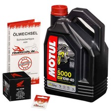Honda CBR 900 RR Fireblade, 92-99, SC28 SC33 Motul 10w40 Öl OEM Ölfilter Set