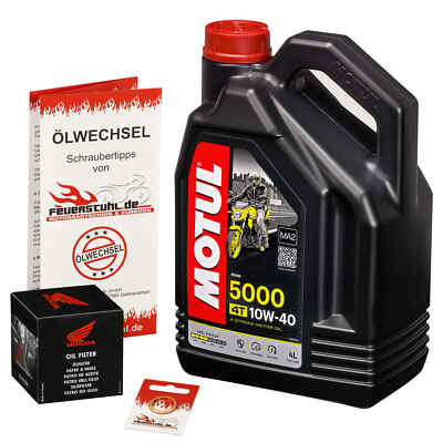 Honda CBR 900 RR Fireblade, 92-99, SC28 SC33 Motul 10w40 Öl OEM Ölfilter Set