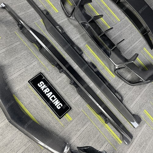 Front Rear Lip Sideskirt Spoiler Carbon Fiber For Mercedes Benz AMG GT GTS GTC - Bild 74 von 76