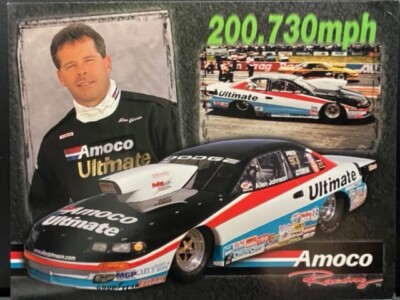 VRHTF NHRA COOL ''ALLEN JOHNSON AMOCO ULTIMATE 200.730 PRO STOCK DODGE'' HAND OUT