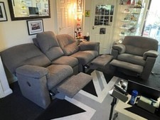 G PLAN CHLOE C Electric 3 Seater Recliner, Matching Electric Reclining Armchair.
