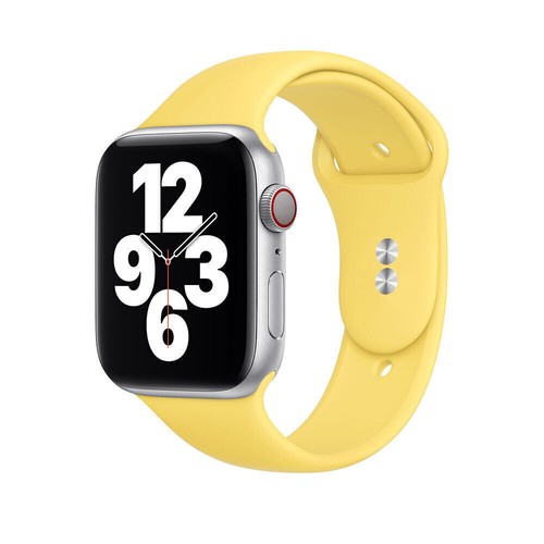 Silicone per Apple Watch Series 9 8 7 6 5 4 SE 40/44/41/45/49 mm cinturino sportivo - Foto 23 di 69