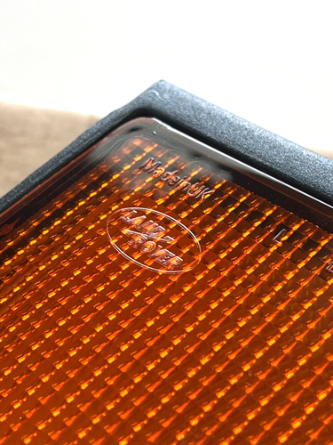 LAND ROVER RANGE ROVER CLASSIC 1992-1995 FRONT LH TURN SIGNAL LAMP AMBER PRC8948 - Picture 2 of 6
