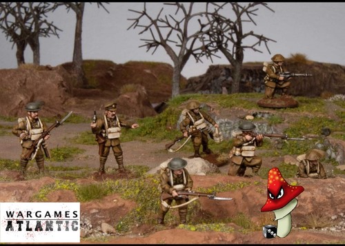 Wargames Atlantic British Infantry (1916-1918) escala 1/56 28 mm Primera Guerra Mundial 1 x sprue - Imagen 14 de 14
