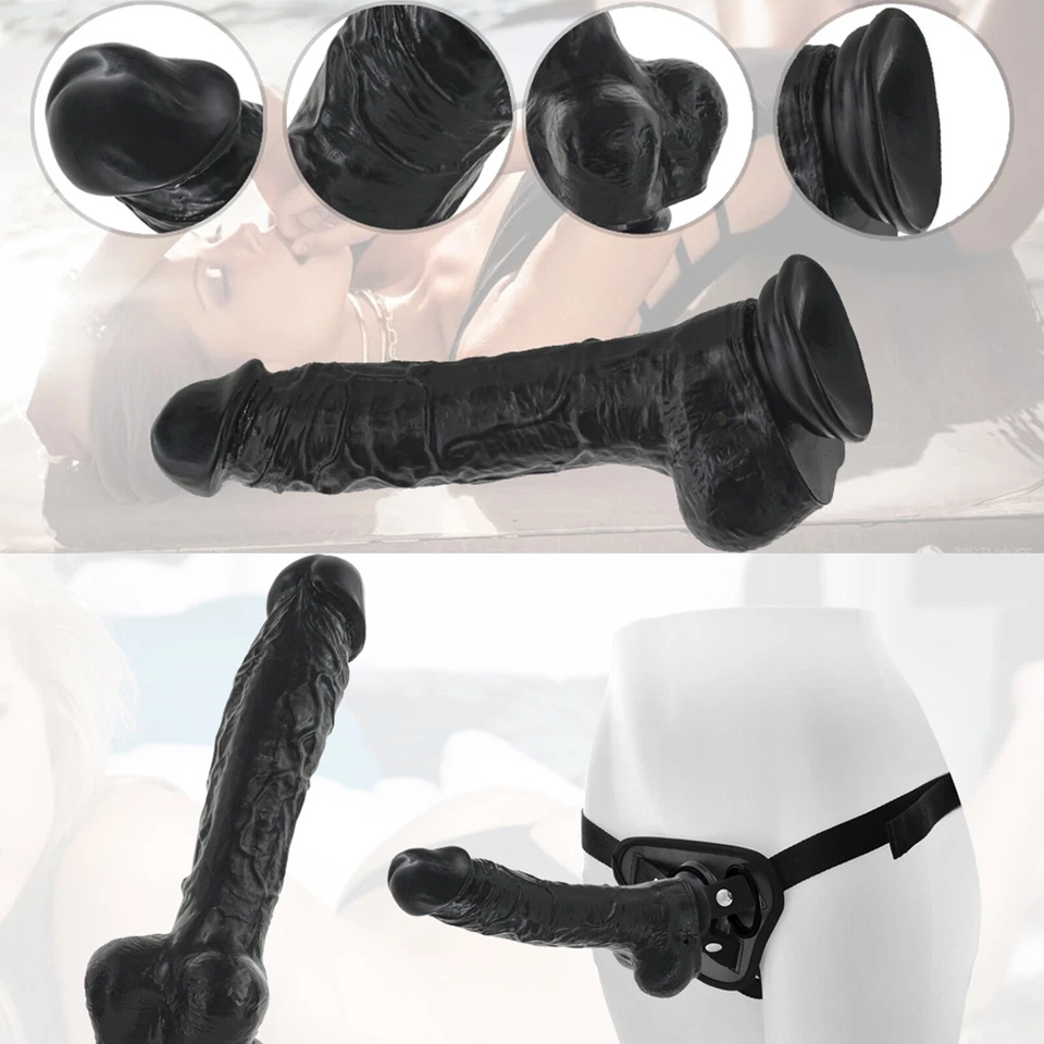 Sex Toys for Women Lesbians G-Spot Dildo Anal Strap On Harness Adjustable Pants - Image 4 of 4