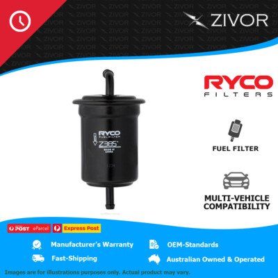 New RYCO Fuel Filter In-Line For MAZDA EUNOS 500 CA 2.0L KF Z385