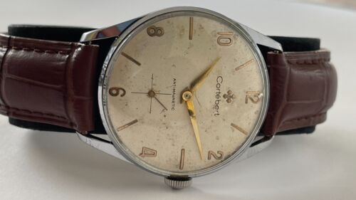 Vintage Grand Prix Cortebert Watch industrogradnja Zagreb SERVICED 34.86mm rare - Bild 10 von 24