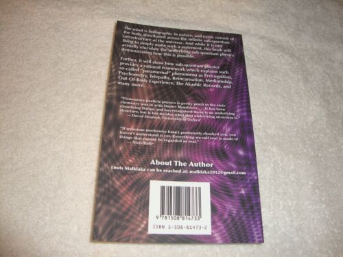 Holographic Sub-Quantum Mind by Louis Malklaka pb - Picture 3 of 3