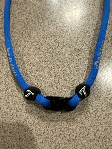 WORLD SERIES Toronto Blue Jays Necklace Blue 21” Phiten Guerrero Springer - Picture 3 of 5