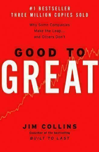 GOOD TO GREAT by Jim Collins a Hardcover book FREE USA SHIPPING business - Afbeelding 1 van 1