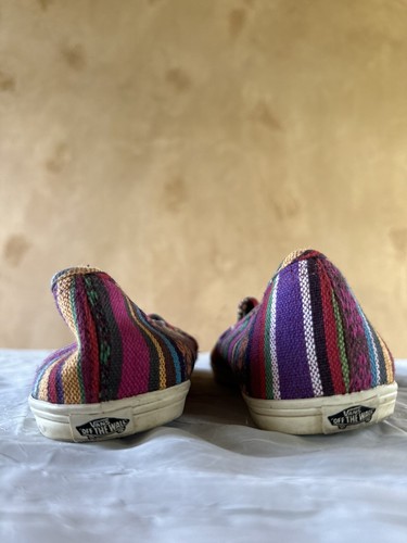 Vans seltene Slipper Sneaker Schuhe bunt mexikanisches Textil Serape Gr. 7 - Bild 4 von 5