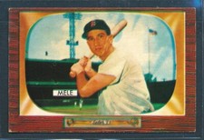 1955 Bowman #147: SAM MELE Boston Red Sox ~ EX to EX-MT