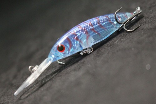Jerkbait Fishing Lure 3 inch 1/8 oz Minnow Tight Wobble Slow Floating M514 - Picture 80 of 121