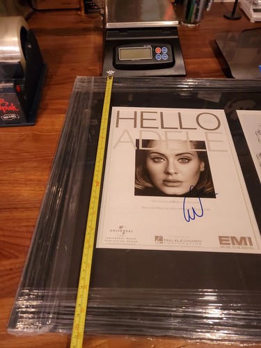 Adele Adkins handsigniertes HELLO Notenblatt 20x26 gerahmt Universal EMI mit FDA COA - Bild 19 von 24