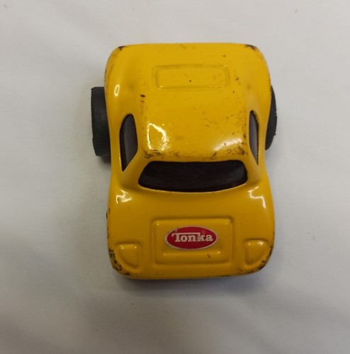 Vintage 1970s Metal Tonka Toys Sports Car in Yellow - Made in Japan - Picture 10 of 14
