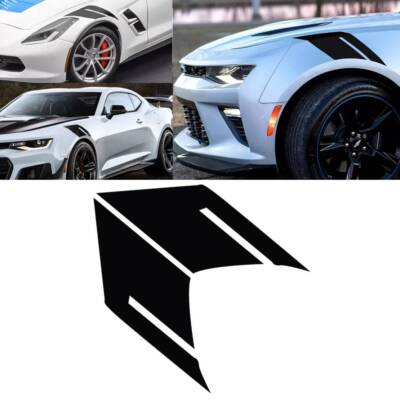 Fender Side Hash Marks Stripes Decals Fit For Chevrolet Corvette C5 C6 C7