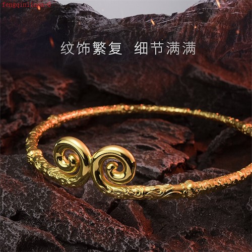 Black Myth: Wukong 1:1 Wearable Tight Circlet Replica Props Headband Gold-Plated - Picture 16 of 24