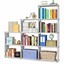 4 tier bookcase storage shelves 9 grid clothes organizer closet space bookshelf