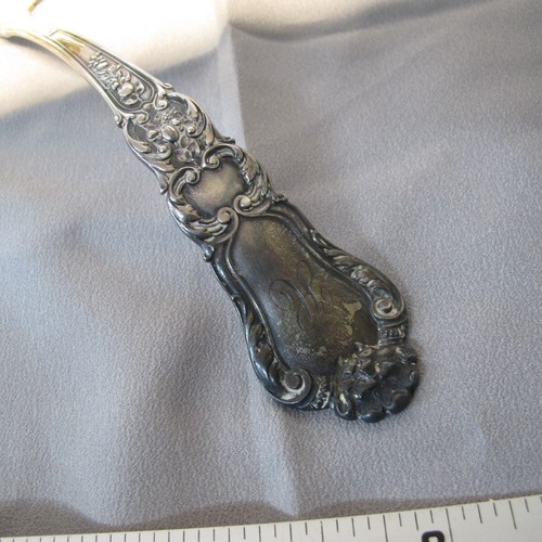 Gorham Sterling Silver Gold Wash Old Baronial Punch Ladle 12 1/2" 274.1g V399 - Picture 3 of 5