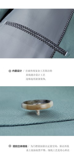 Spring Mens 3pcs Suit Blazers Vest Pants Wedding Two Buttons Jacket Notch Collar - Picture 16 of 21