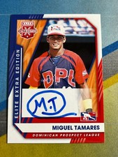 2021 Elite Extra Edition MIGUEL TAMARES Dominican Prospect League Auto