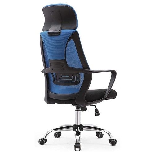 Silla de oficina ejecutiva Genius de acero transpirable con reposacabezas XL - Imagen 5 de 30