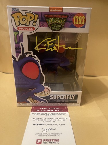 Funko POP Superfly TMNT #1138 handsigniert von Kevin Eastman