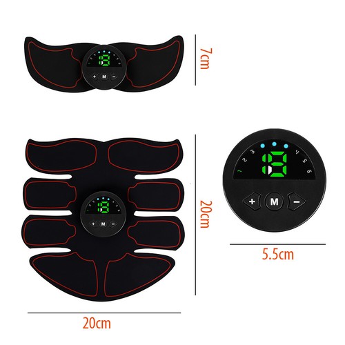 EMS Abdominal Muscle Toning Trainer ABS Stimulator Toner Fitness Binder Gym Belt - Bild 9 von 20