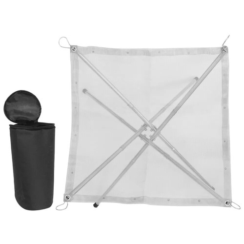 UK Folding Portable Fire Pit Mesh Fire Pit Bonfire Stand Outdoor Camping Patio - Picture 12 of 16