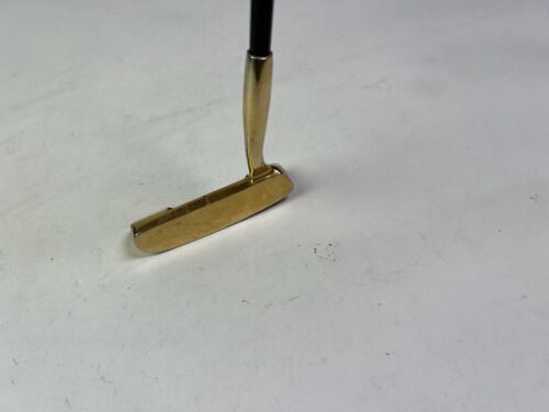 VINTAGE SCOTTSDALE GOLF CO HT Putter 24K GOLD PLATED RH 35" - Picture 3 of 12
