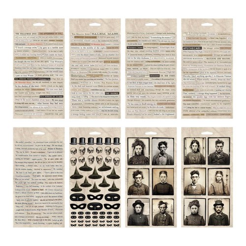 Tim Holtz Idea-ology - Halloween Sticker Book TH94402 - Bild 2 von 3