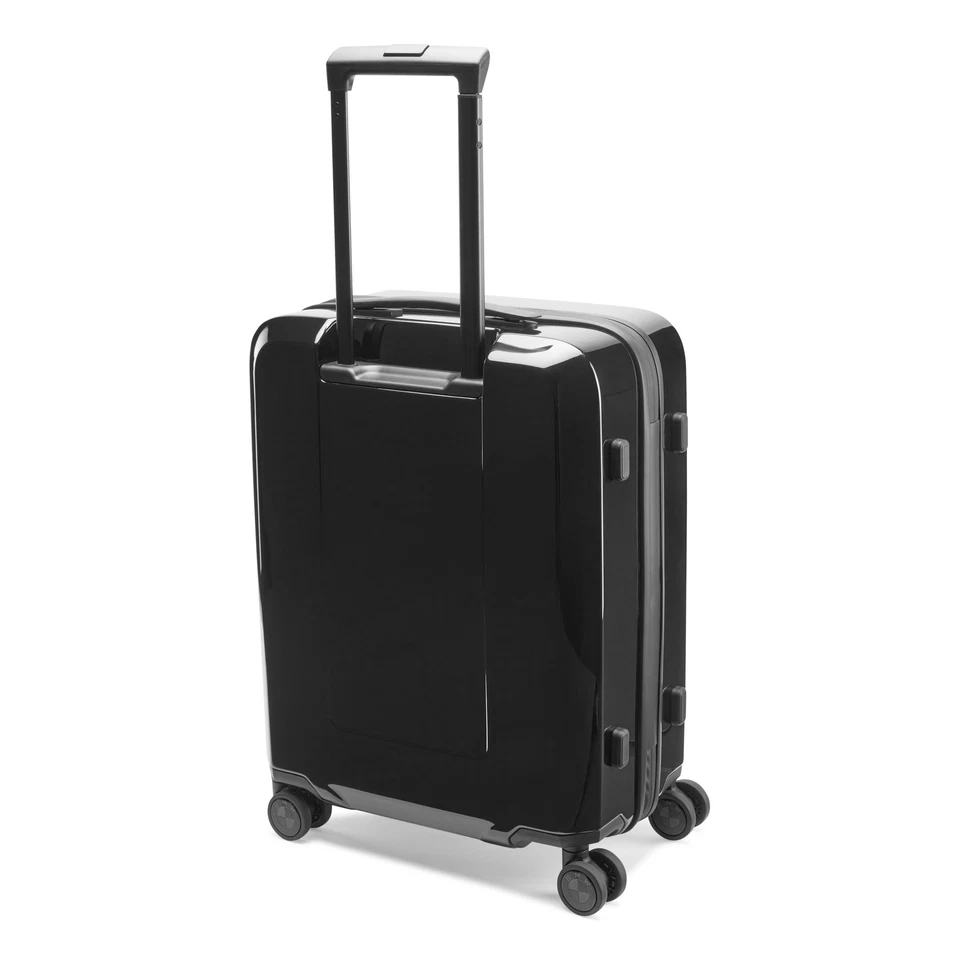 BMW Genuine Boardcase Black Gloss 43L Hard Shell 4 Wheels Suitcase 80225A7C972
