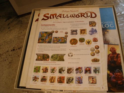 DAYS OF WONDER SMALL WORLD BOARD GAME COMPLETE 2012 - Picture 3 of 8