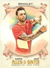 2021 TOPPS ALLEN & GINTER CHRIS BRICKLEY BASKETBALL TRAINER CARD #234