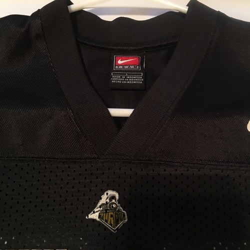 Purdue University Black Football Jersey #82 Youth Size L Boilermakers PU Nike - Picture 2 of 7