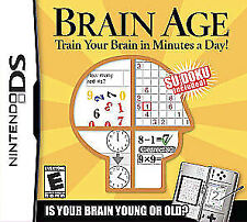 Brain Age: Train Your Brain in Minutes a Day (Nintendo DS, 2006) Complete!