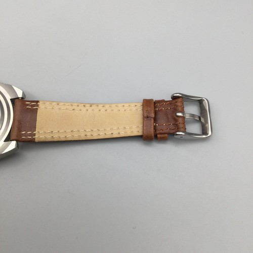 Atlanta Braves MLB Watch Men 38mm Silver Tone Leather Band New Battery - Picture 10 of 15
