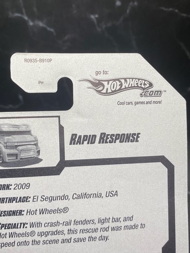🏎️ Hot Wheels! Rapid Response 18/44 - Picture 4 of 9