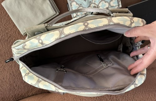 Petunia Picklebottom Glazed Satchel Diaper Bag Classically Crete - Picture 7 of 10